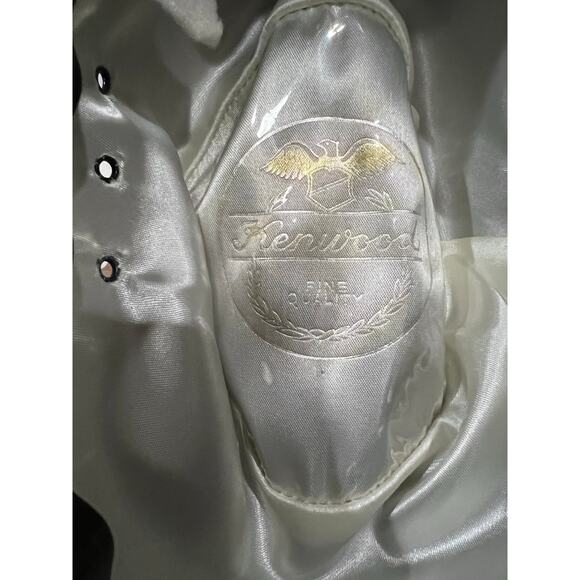 Kenwood Men’s Vintage Hat 100% Wool Fedora Navy Blue with Band Lined Size 7 - Picture 10 of 11